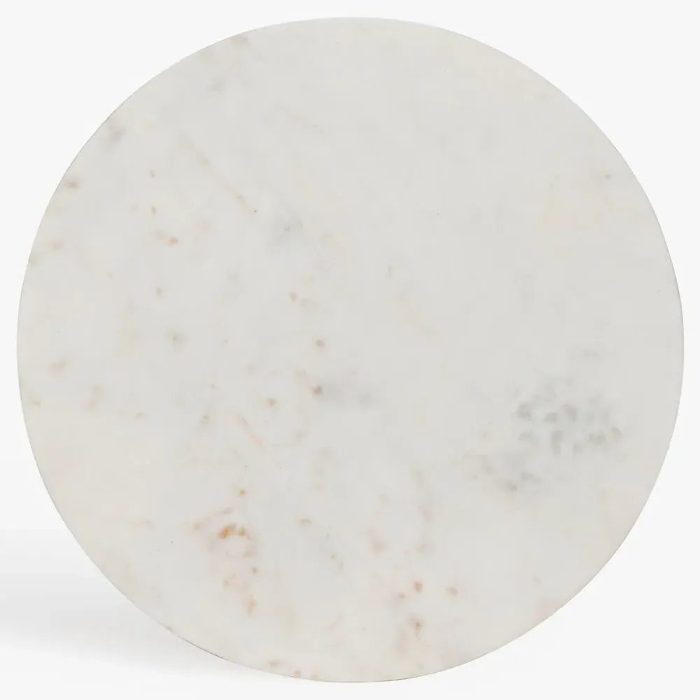 Fiorella Drink Table - Brown, Marble