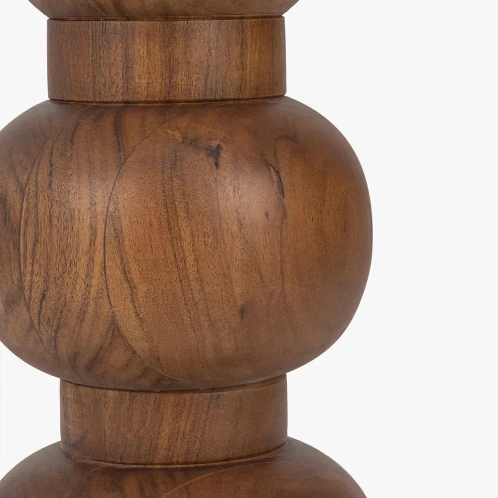 Fiorella Drink Table - Brown, Marble