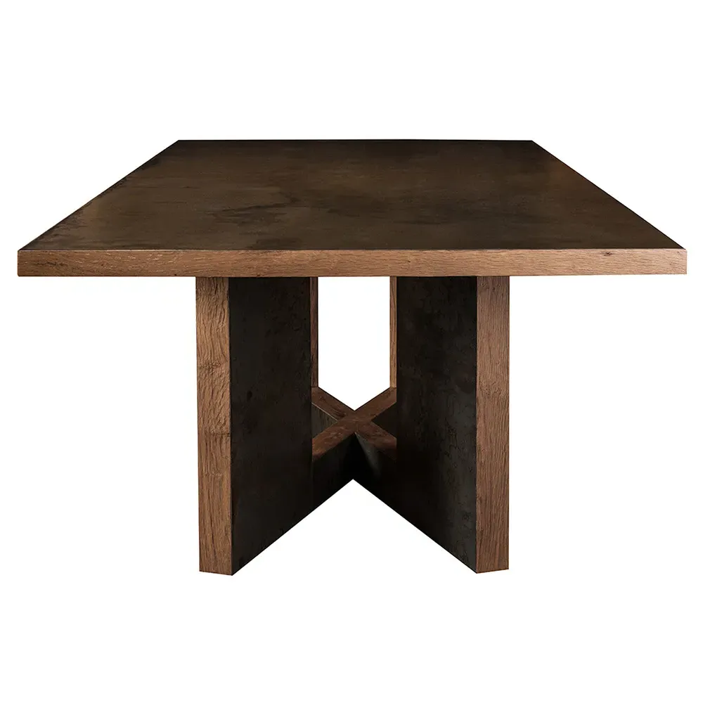 Fiorino Rectangular Dining Table - Bronze, Lincino