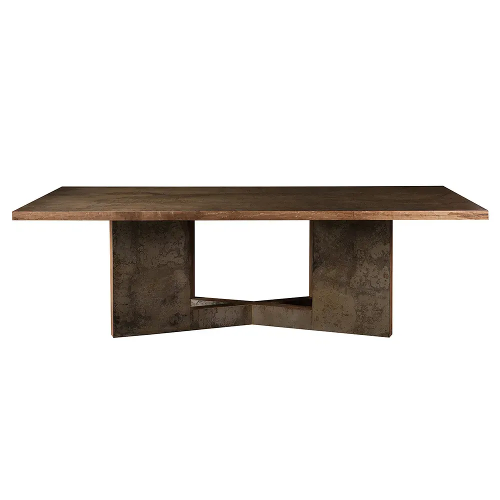 Fiorino Rectangular Dining Table - Bronze, Lincino image