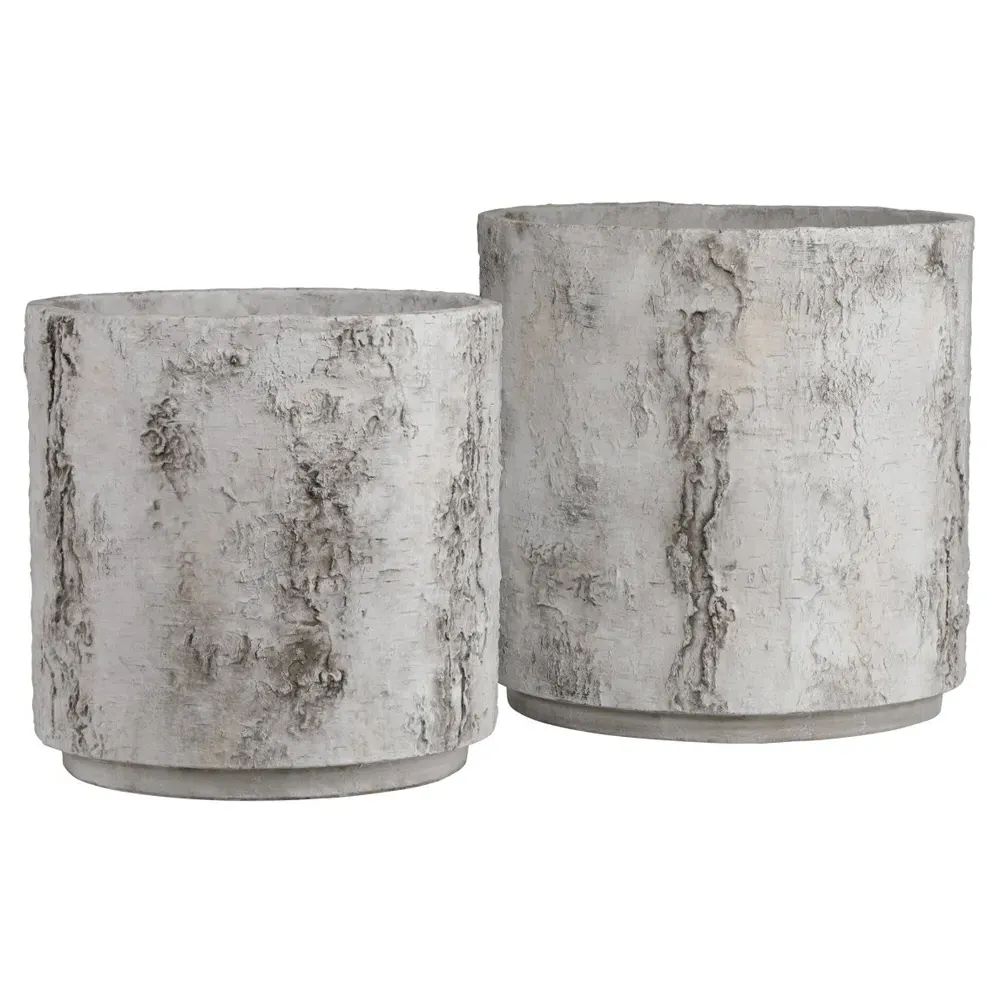 Firecrest Small Planter - Grey, Fiber Cement
