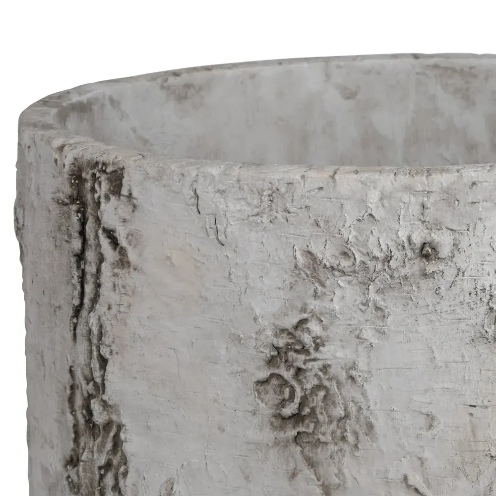 Firecrest Small Planter - Grey, Fiber Cement