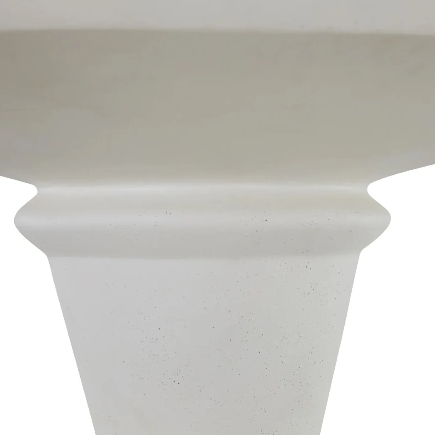 Fisher Round Outdoor Bar Table - White, Stone