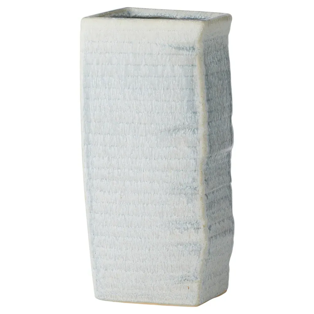 Fisher Textured Ceramic Table Vase Set - Blue