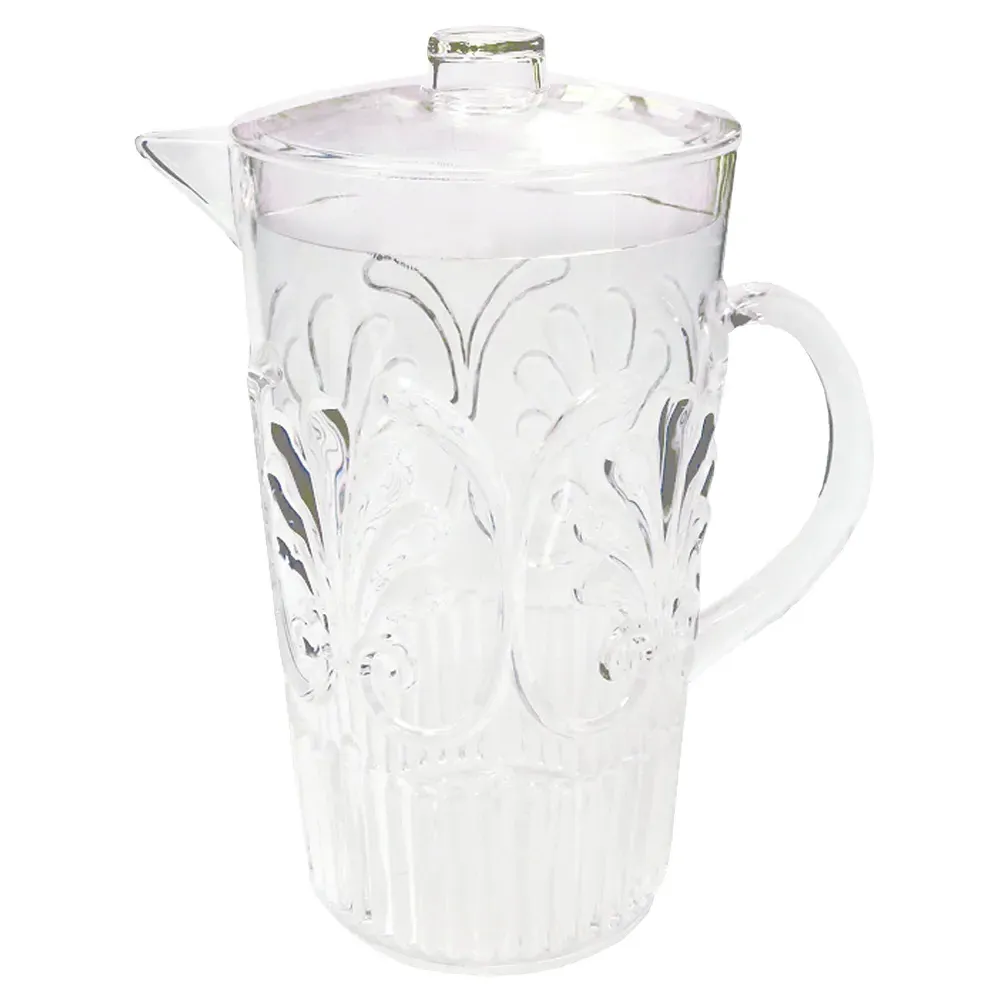 Fleur French Country Floral Pitcher - Clear, Polycarbonate image