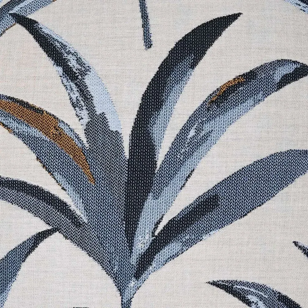 Flora Square Throw Pillow - Blue, Sunbrella Acrylic