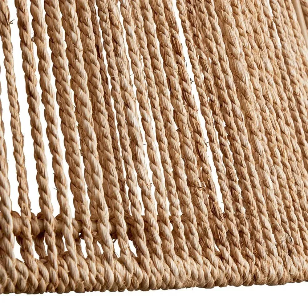 Florence Abaca Rope Pendant Light - Natural, Beige