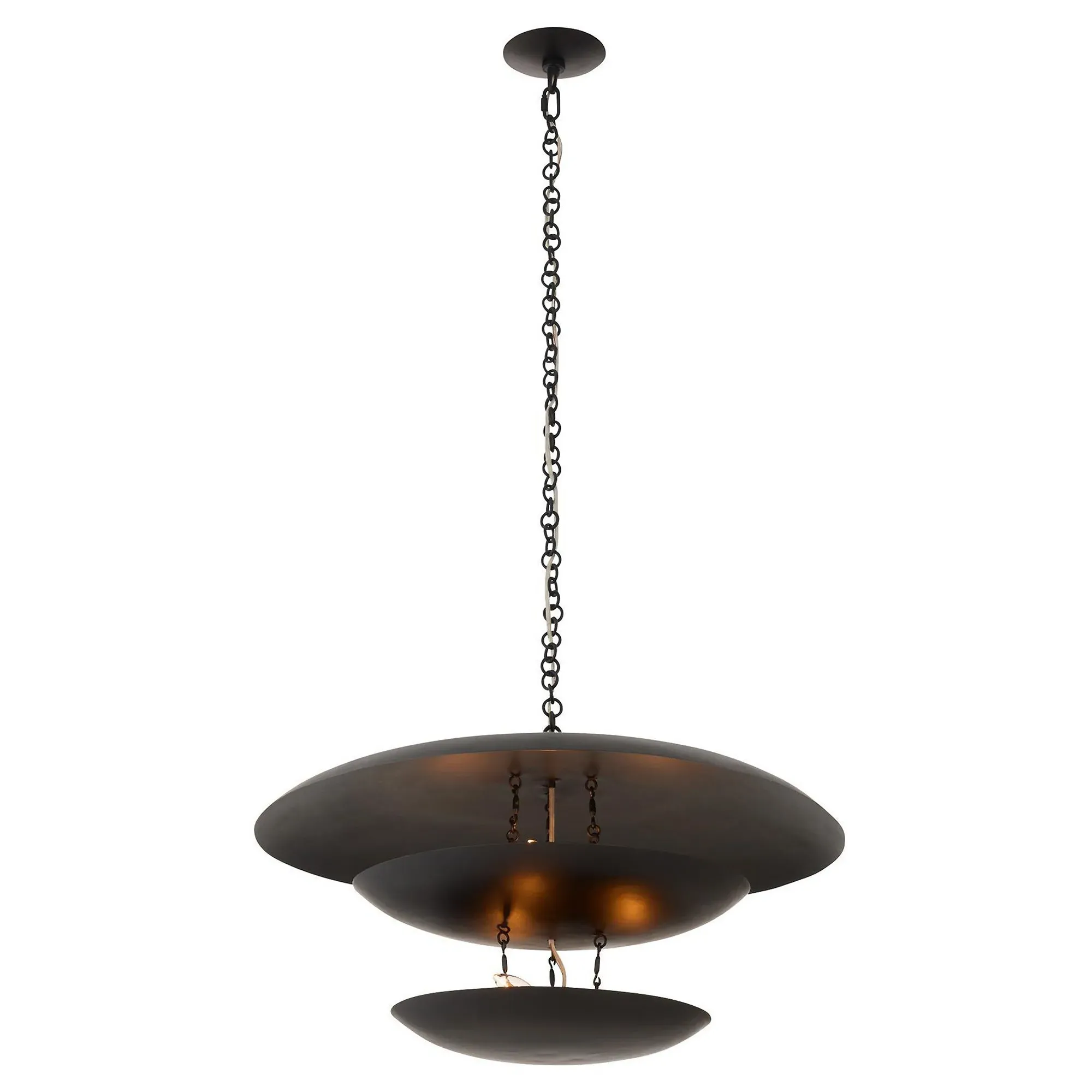 Florko Iron Chandelier - Blackened Iron