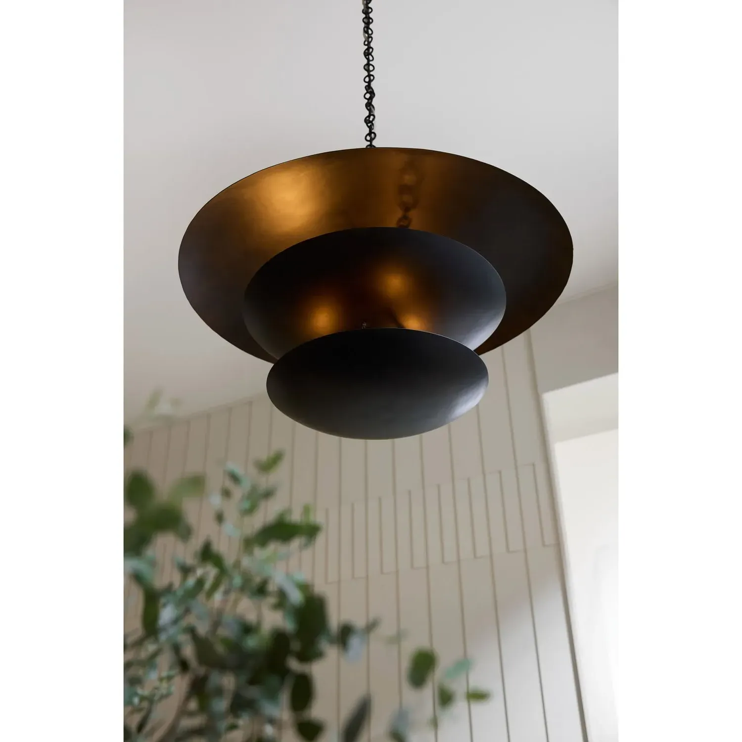 Florko Iron Chandelier - Blackened Iron