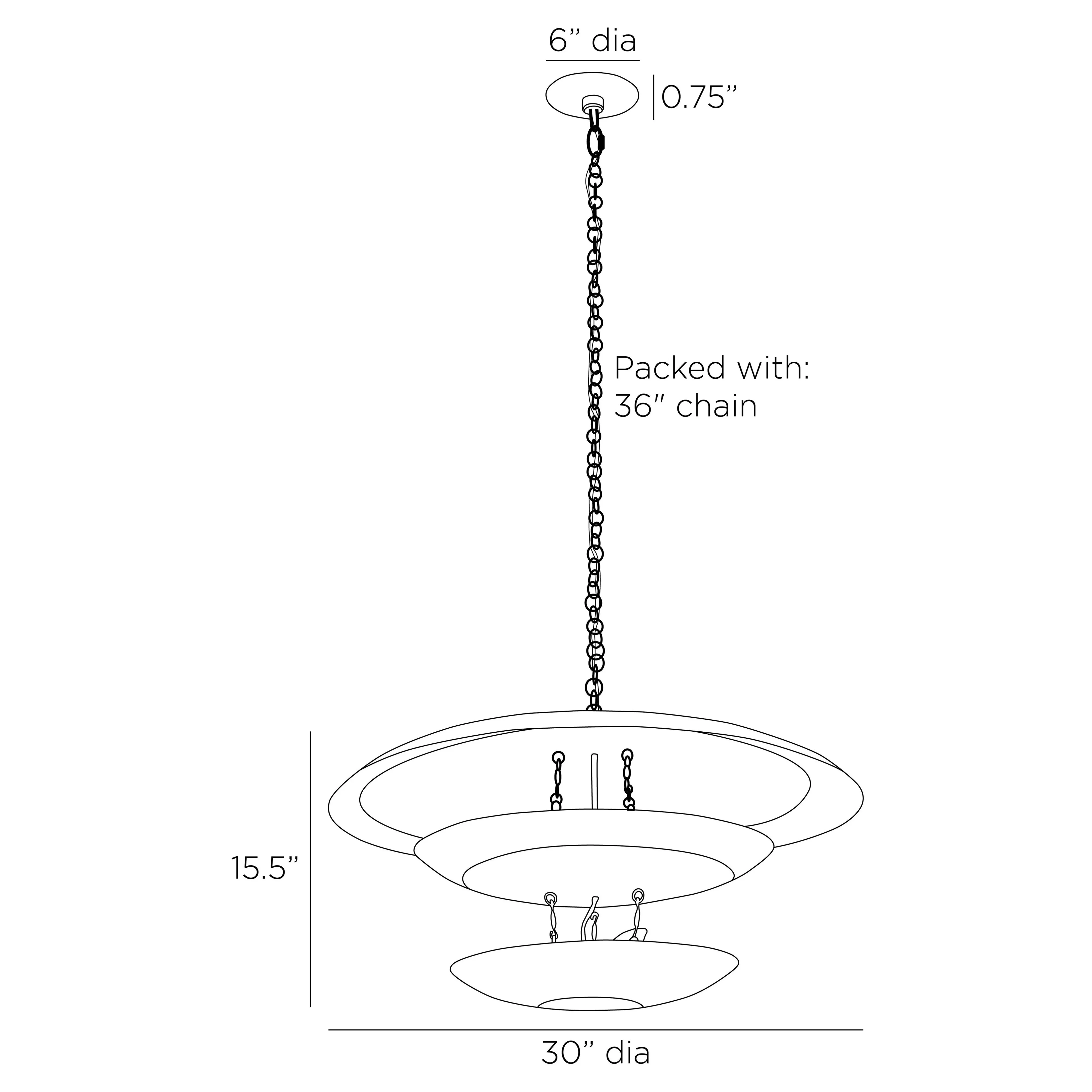 Florko Iron Chandelier - Blackened Iron