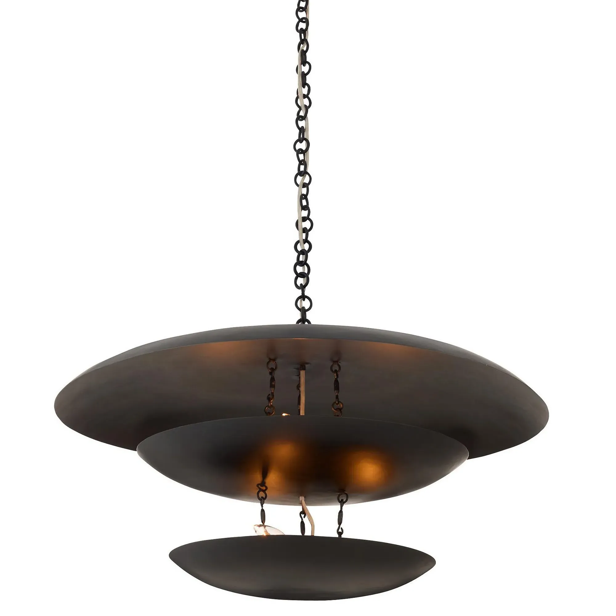 Florko Iron Chandelier - Blackened Iron