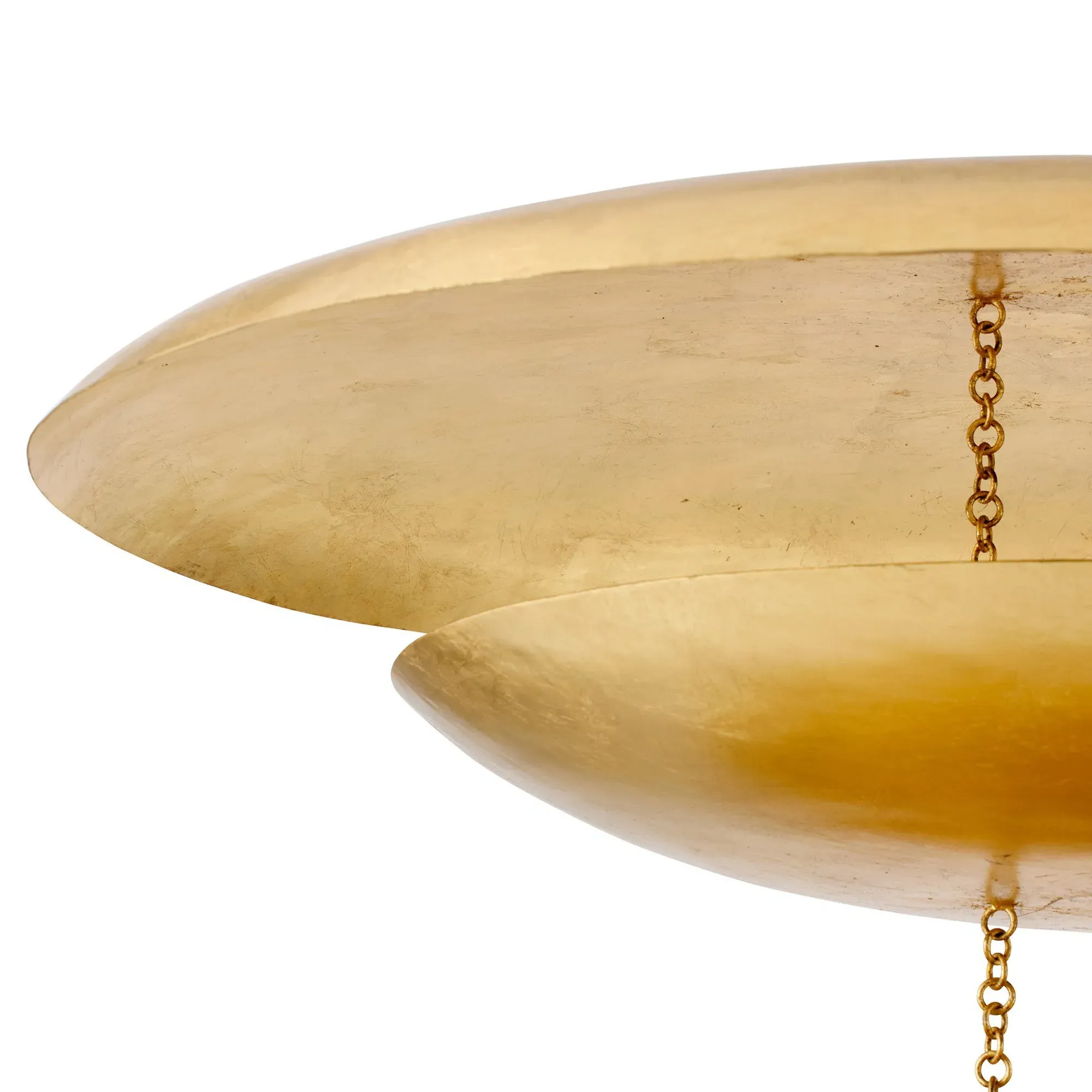 Florko Iron Chandelier - Gold Leaf