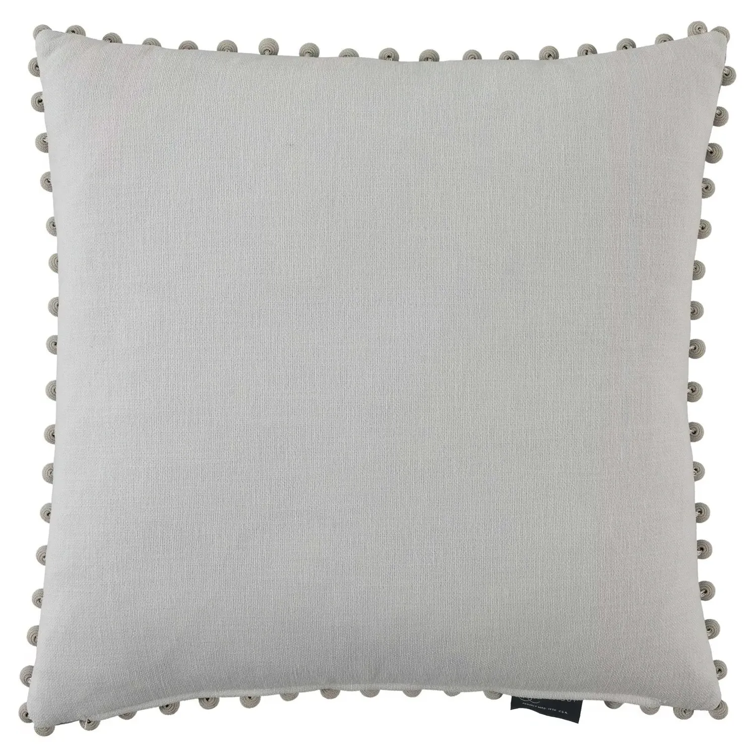 Flower Basket Square Throw Pillow - Sky Blue, Cotton