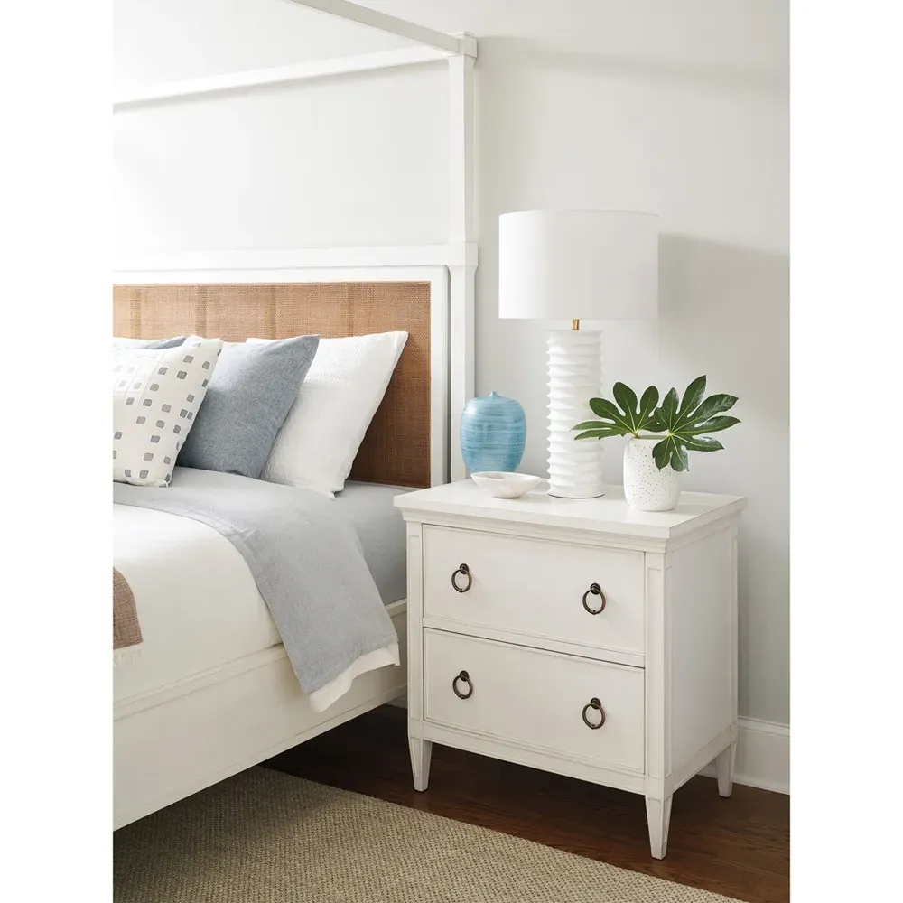 Forest Nightstand - White, Maple