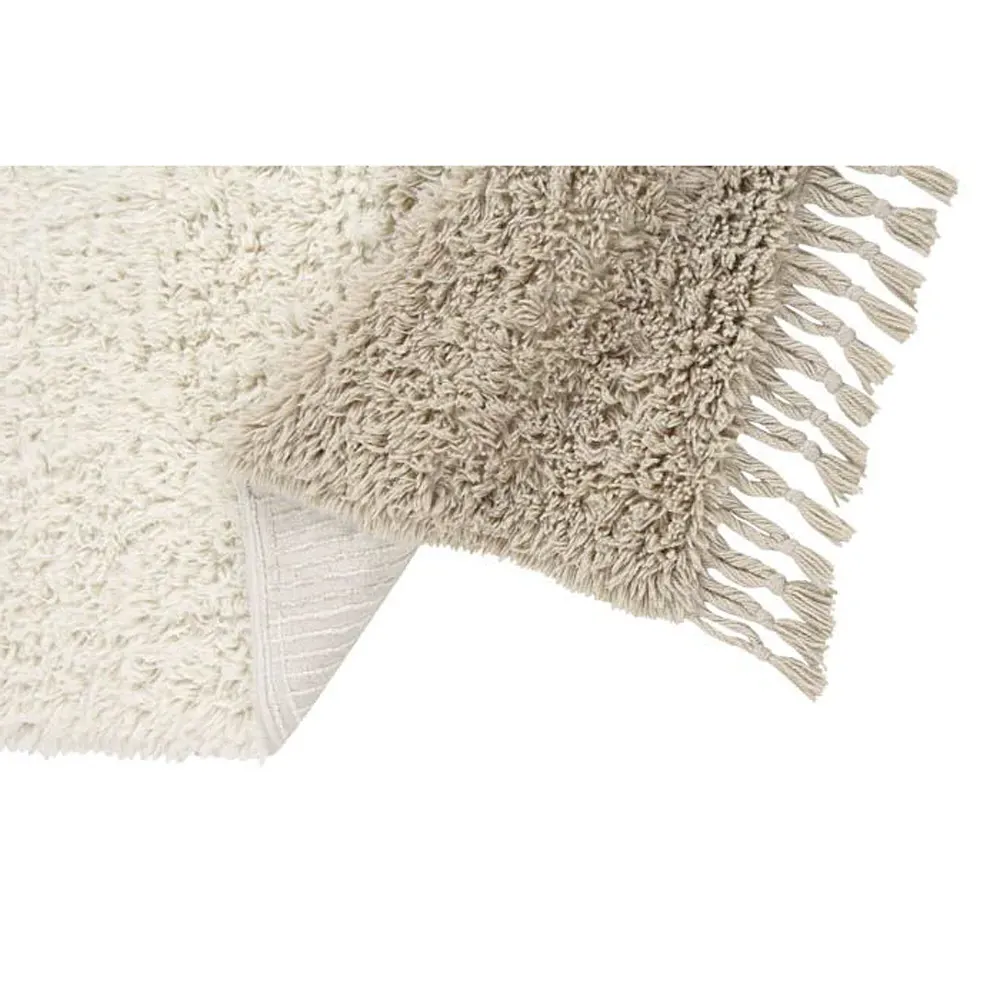 Forever Always Shag Washable Rug - Almond Frost, Wool