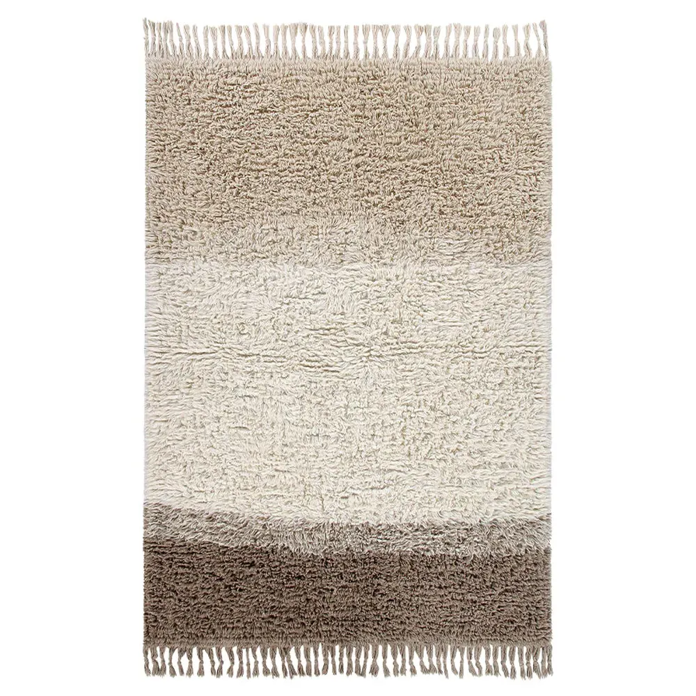 Forever Always Shag Washable Rug - Almond Frost, Wool image