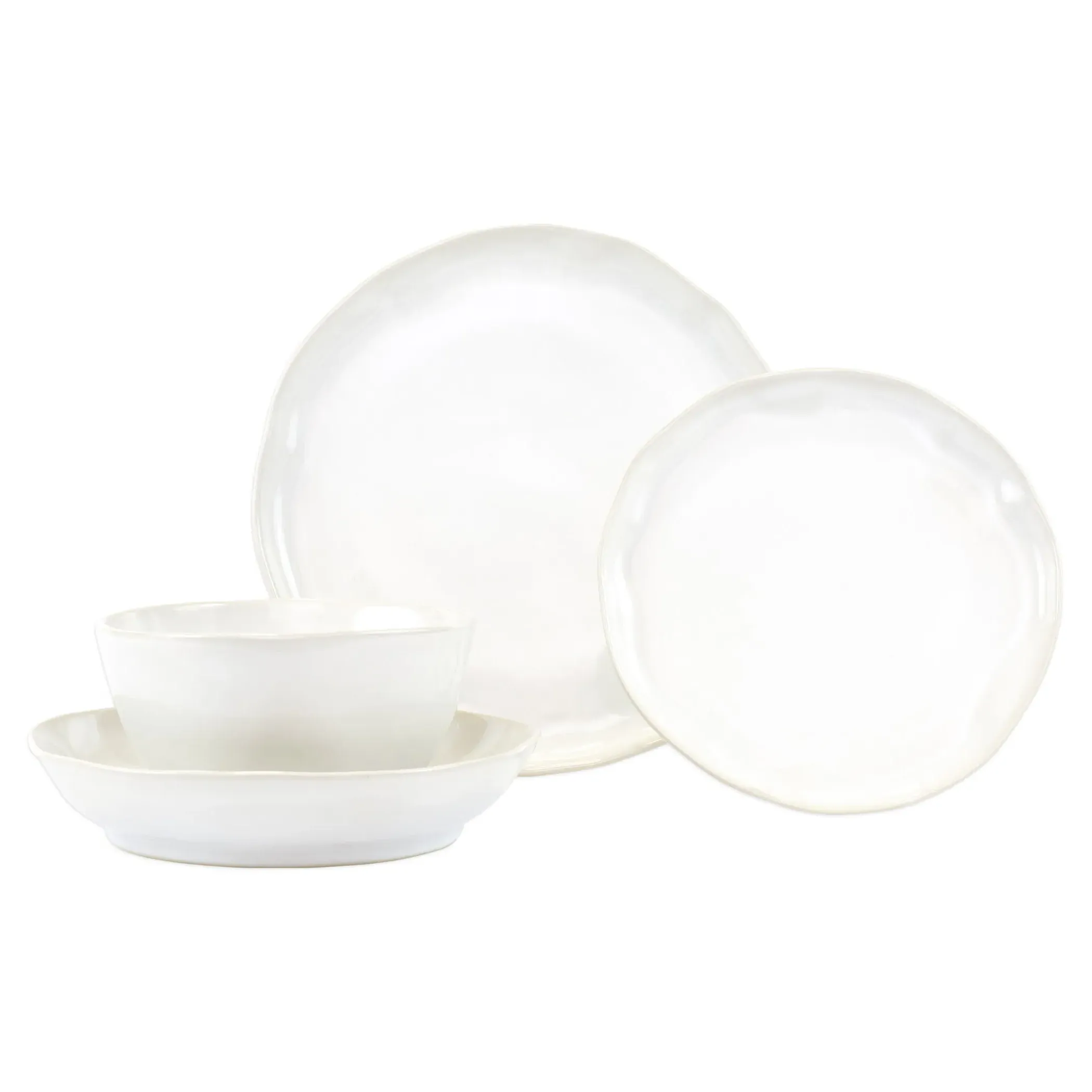 Forma Cloud 4 Piece Place Setting - White, Stoneware