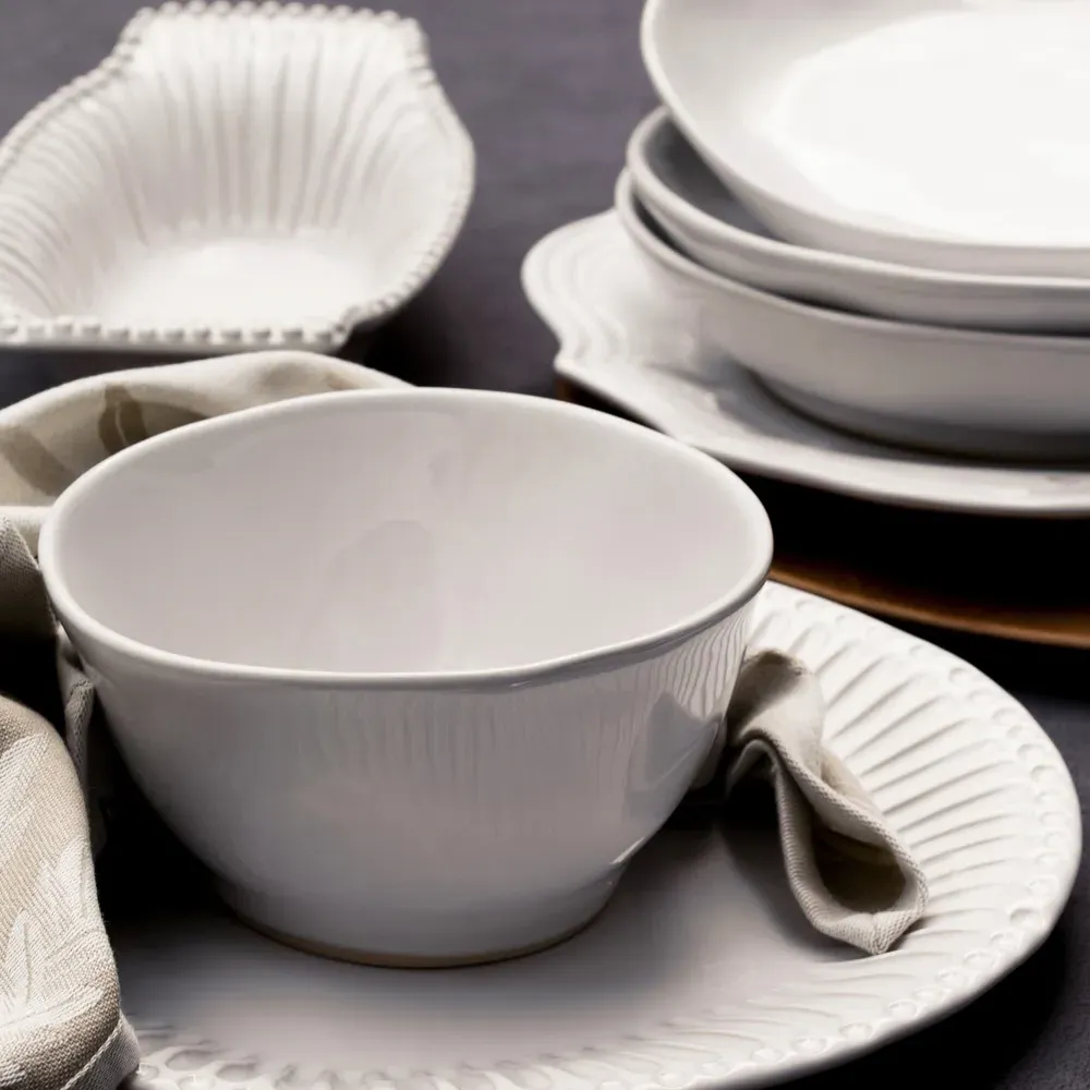 Forma Cloud Cereal Bowl - White, Stoneware