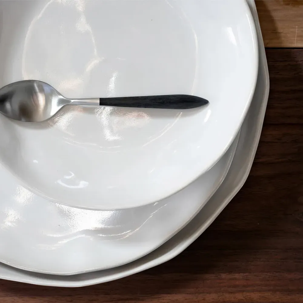 Forma Cloud Pasta Bowl - White, Stoneware