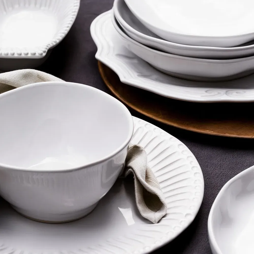 Forma Cloud Pasta Bowl - White, Stoneware