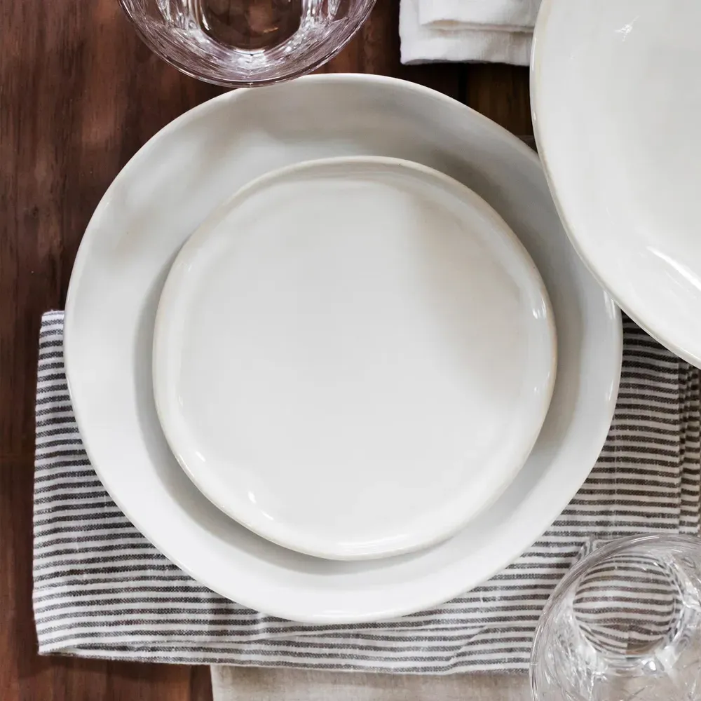 Forma Cloud Salad Plate - White, Stoneware