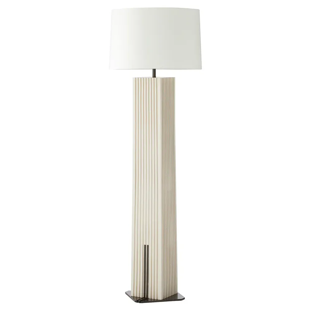 Fortunata Floor Lamp - Cream, Resin