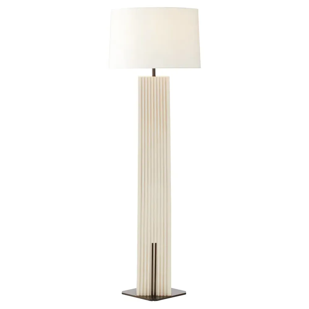 Fortunata Floor Lamp - Cream, Resin