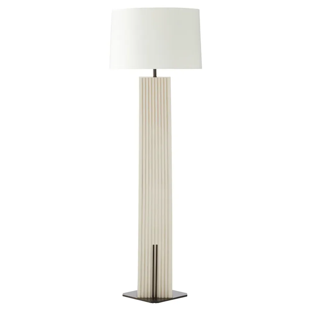 Fortunata Floor Lamp - Cream, Resin image