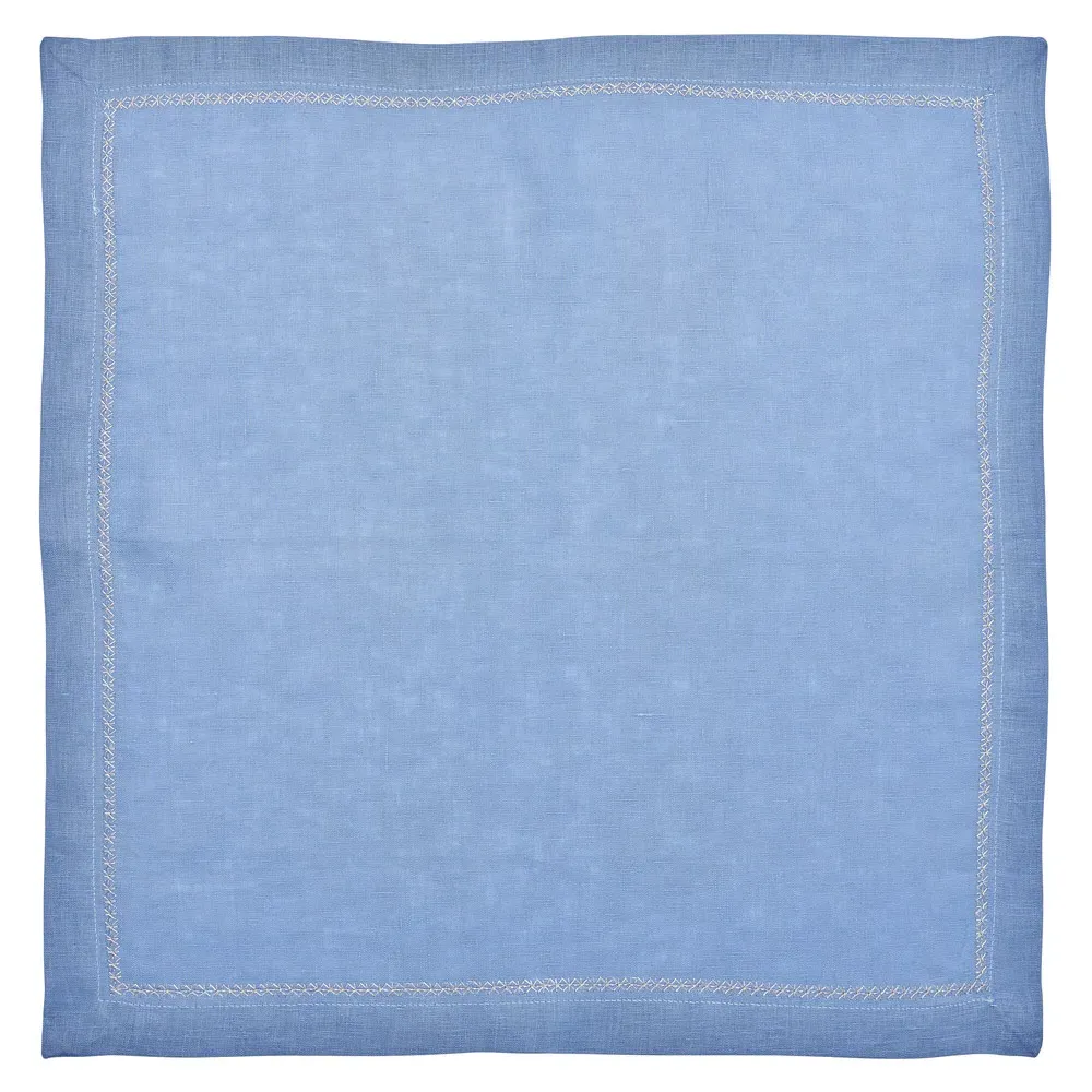 Fran Napkin Set of 4 - Periwinkle, Linen