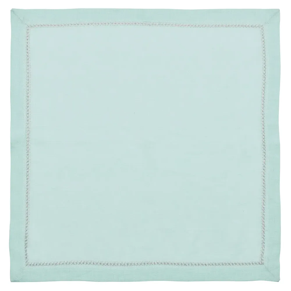 Fran Napkin Set of 4 - Seafoam, Linen