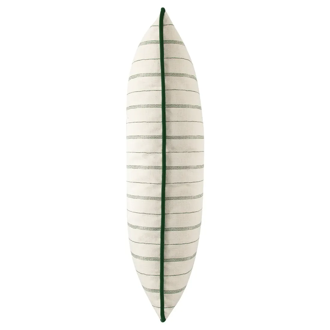 Franca French Striped Indoor Outdoor Lumbar Pillow - Green