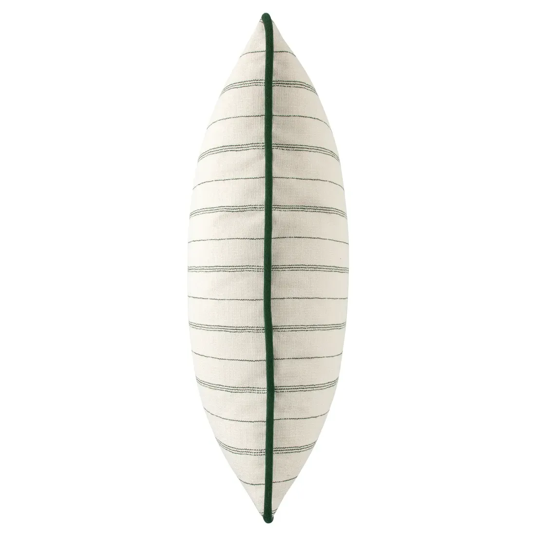 Franca French Striped Indoor Outdoor Throw Pillow - Green