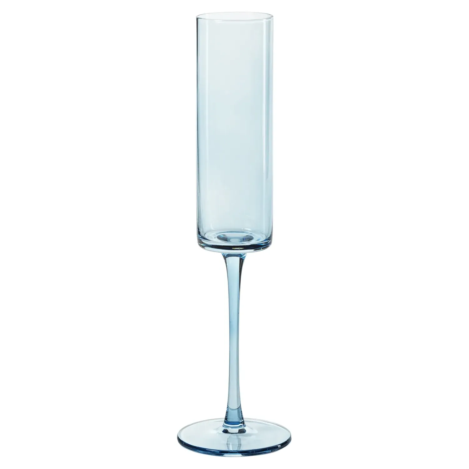 Franchesca Champagne Flute Set of 6 - Blue, Glass image