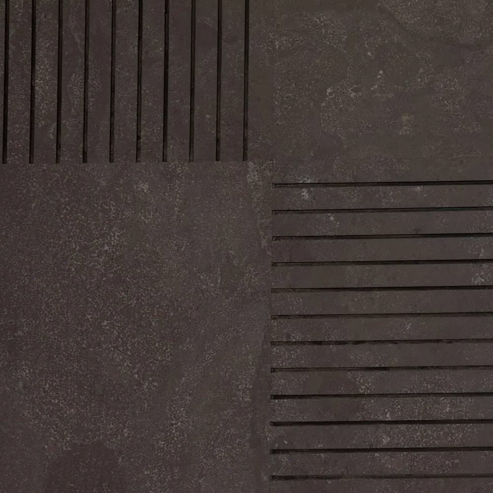 Frane Rectangular Block Coffee Table - Grey, Bluestone