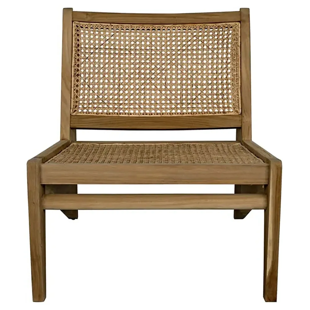 Frank Cane Accent Chair - Brown, Teak