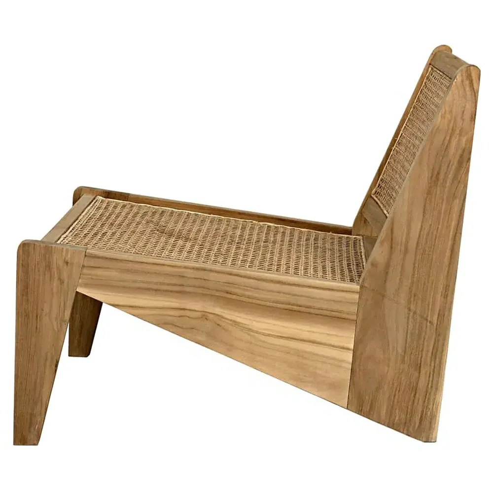 Frank Cane Accent Chair - Brown, Teak