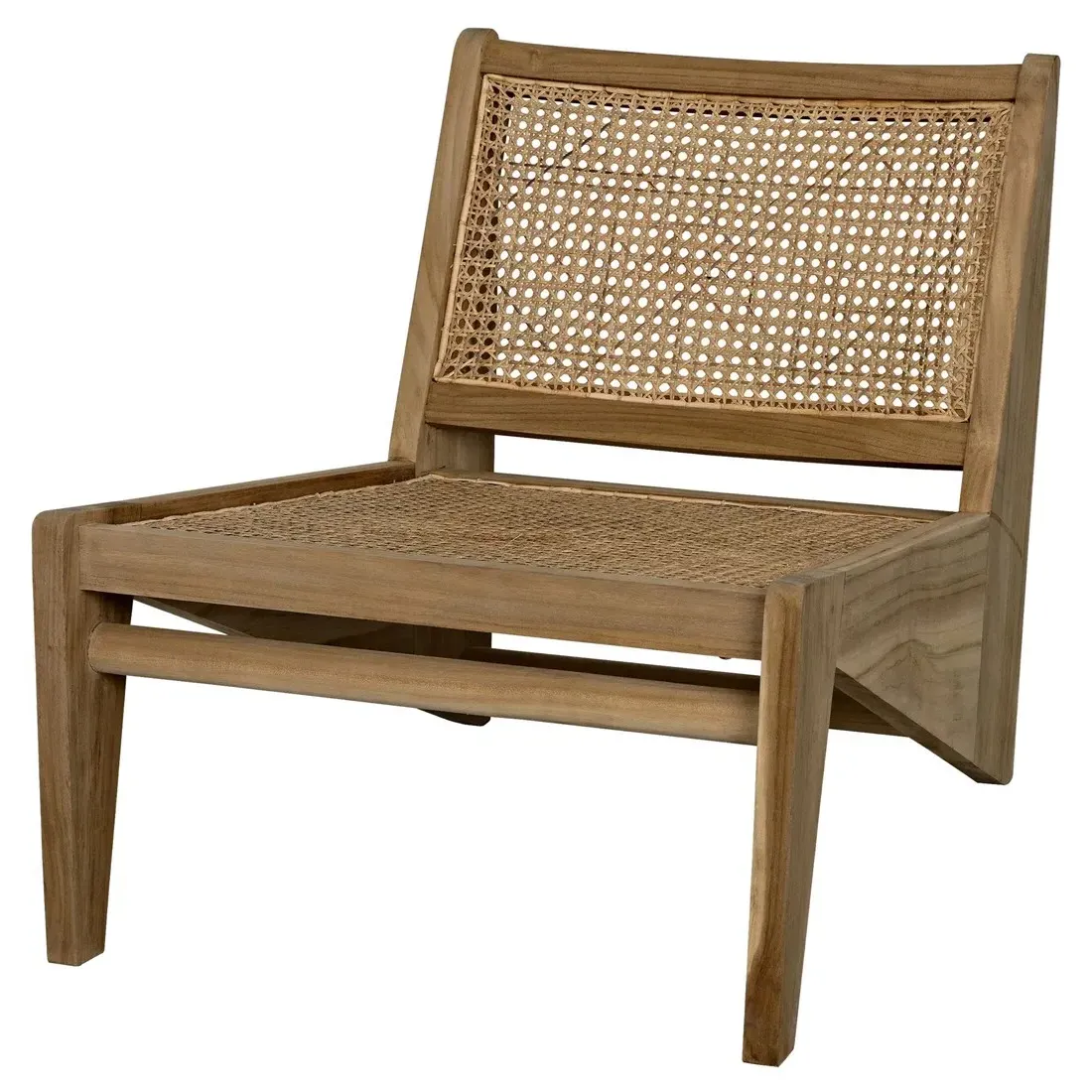 Frank Cane Accent Chair - Brown, Teak image