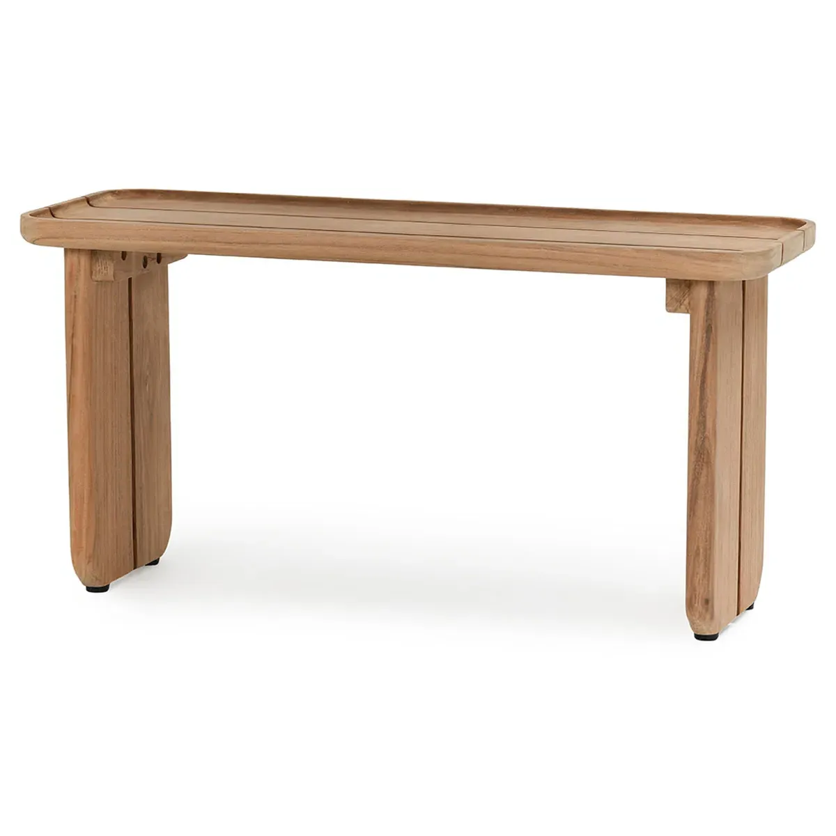 Frank Rectangular Outdoor Coffee Table - Brown, Teak