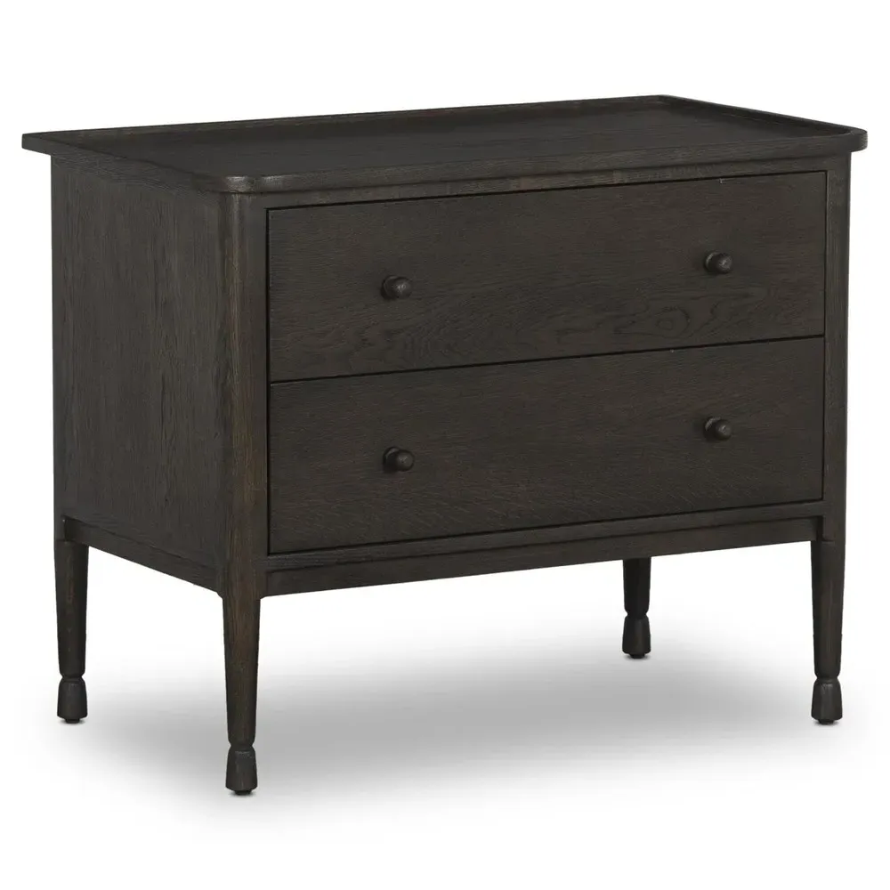 Franny Nightstand - Espresso Oak