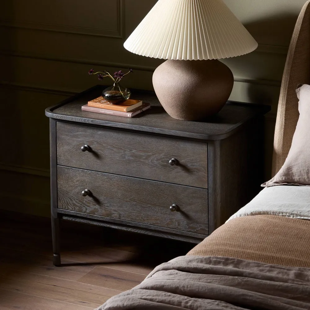 Franny Nightstand - Espresso Oak