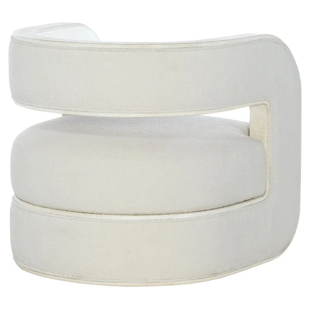 Frederick Occasional Arm Chair - Cream, Burlap