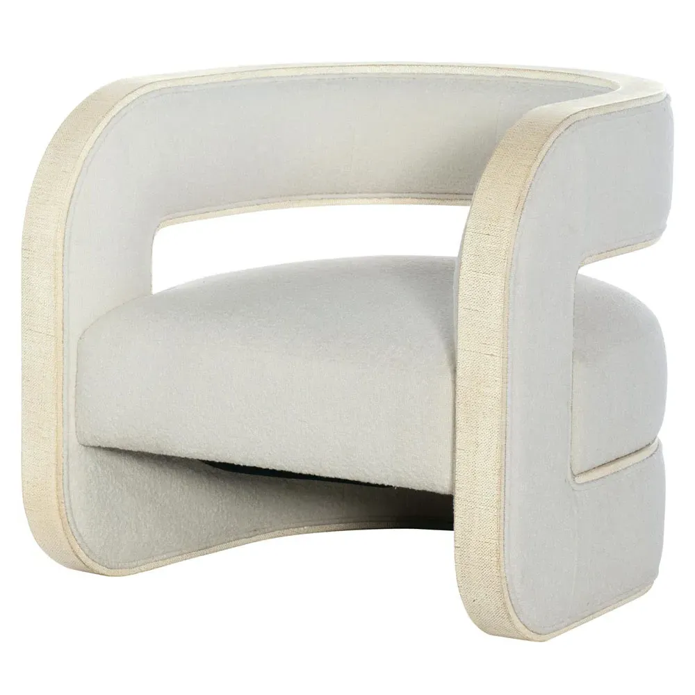 Frederick Occasional Arm Chair - Cream, Burlap image