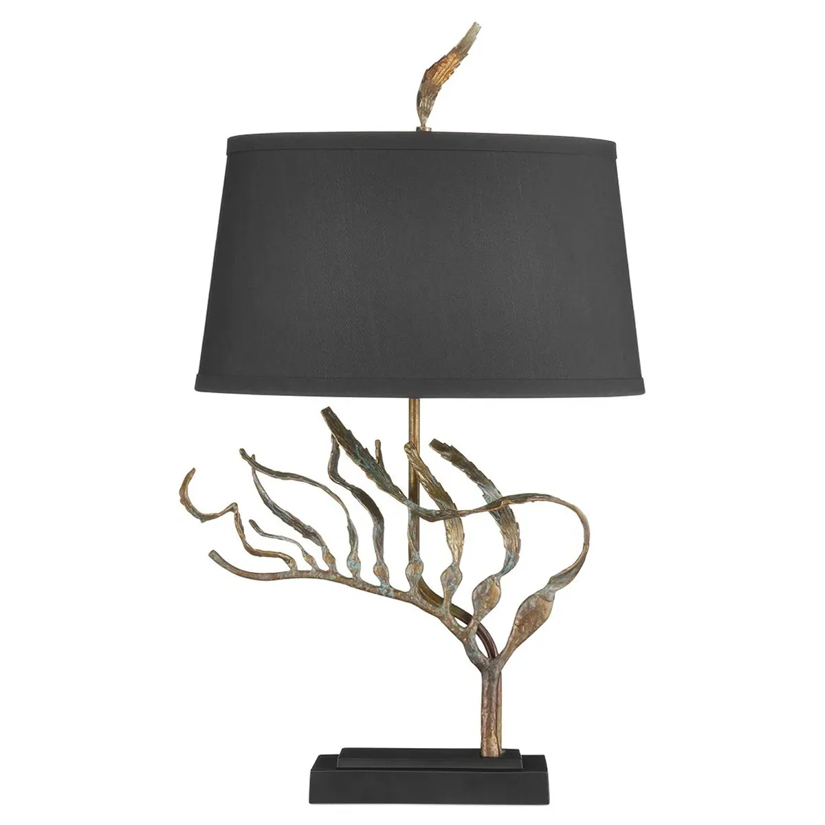 Freesia Table Lamp - Verdigris, Metal