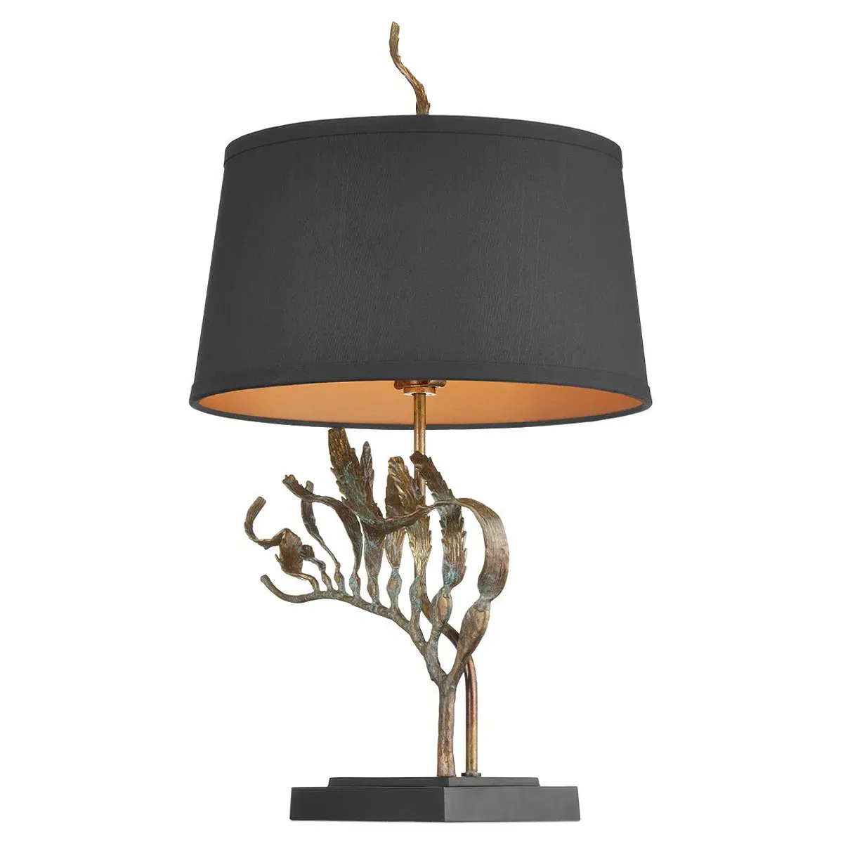 Freesia Table Lamp - Verdigris, Metal