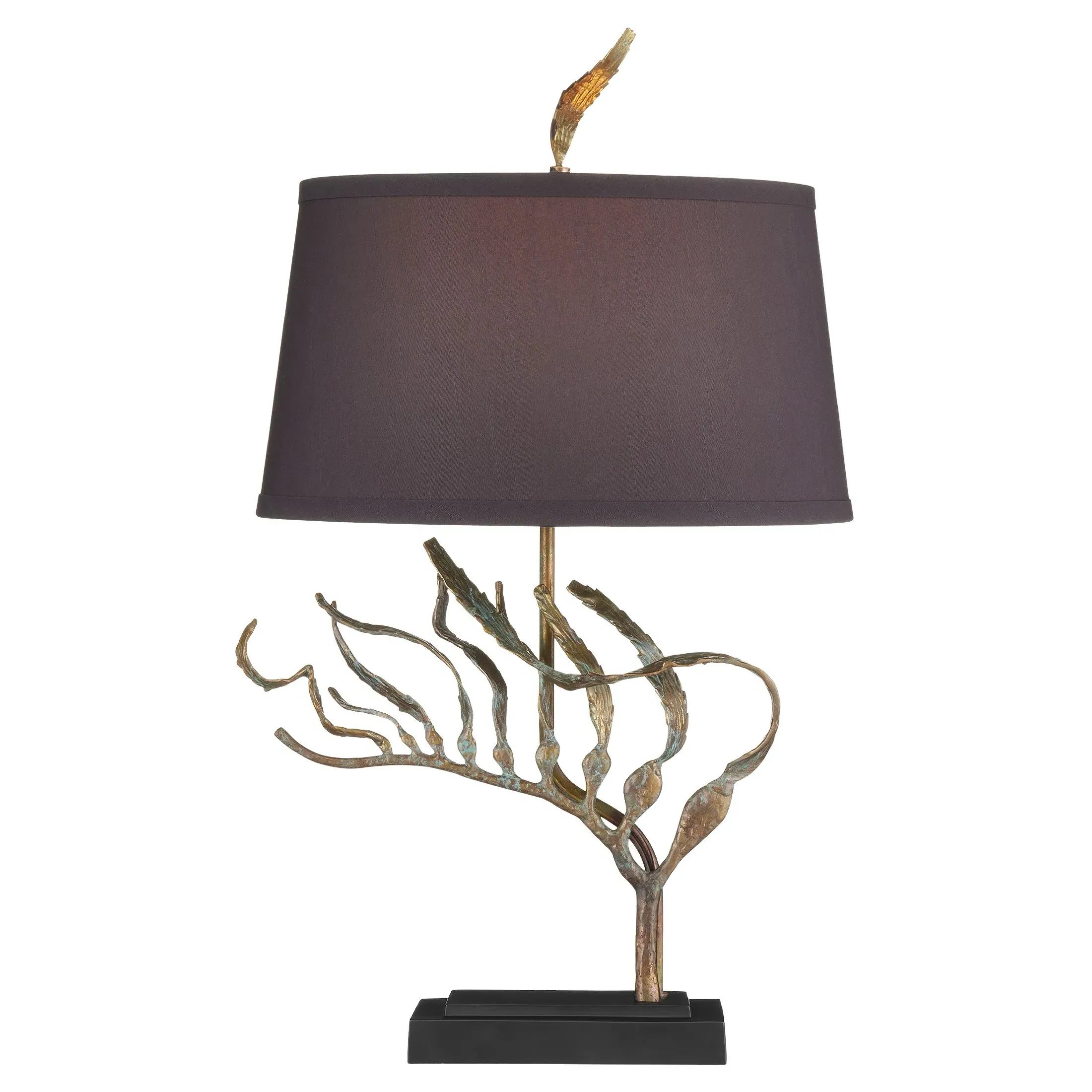 Freesia Table Lamp - Verdigris, Metal