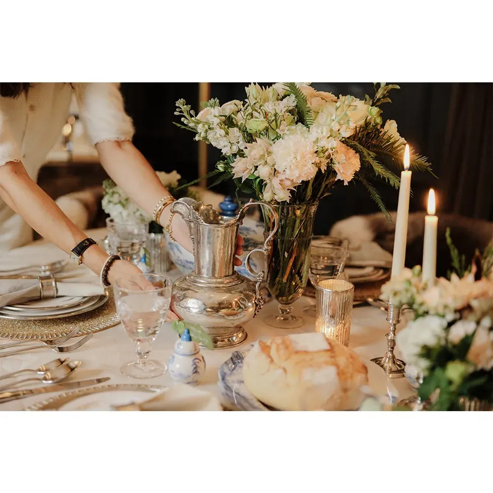 French Fluted Pitcher - Silver, Pewter