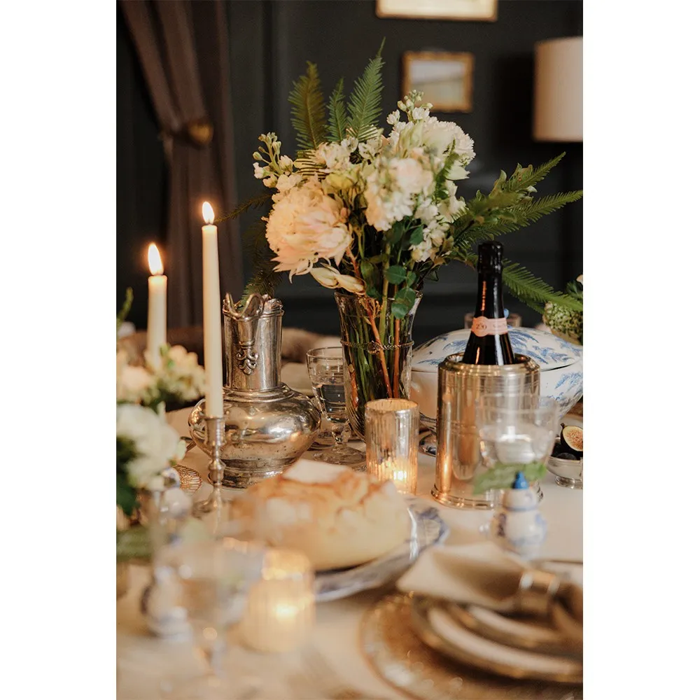 French Fluted Pitcher - Silver, Pewter