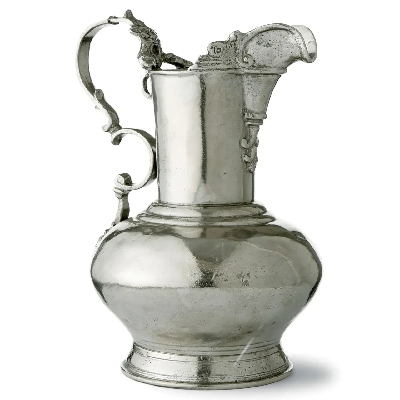French Fluted Pitcher - Silver, Pewter