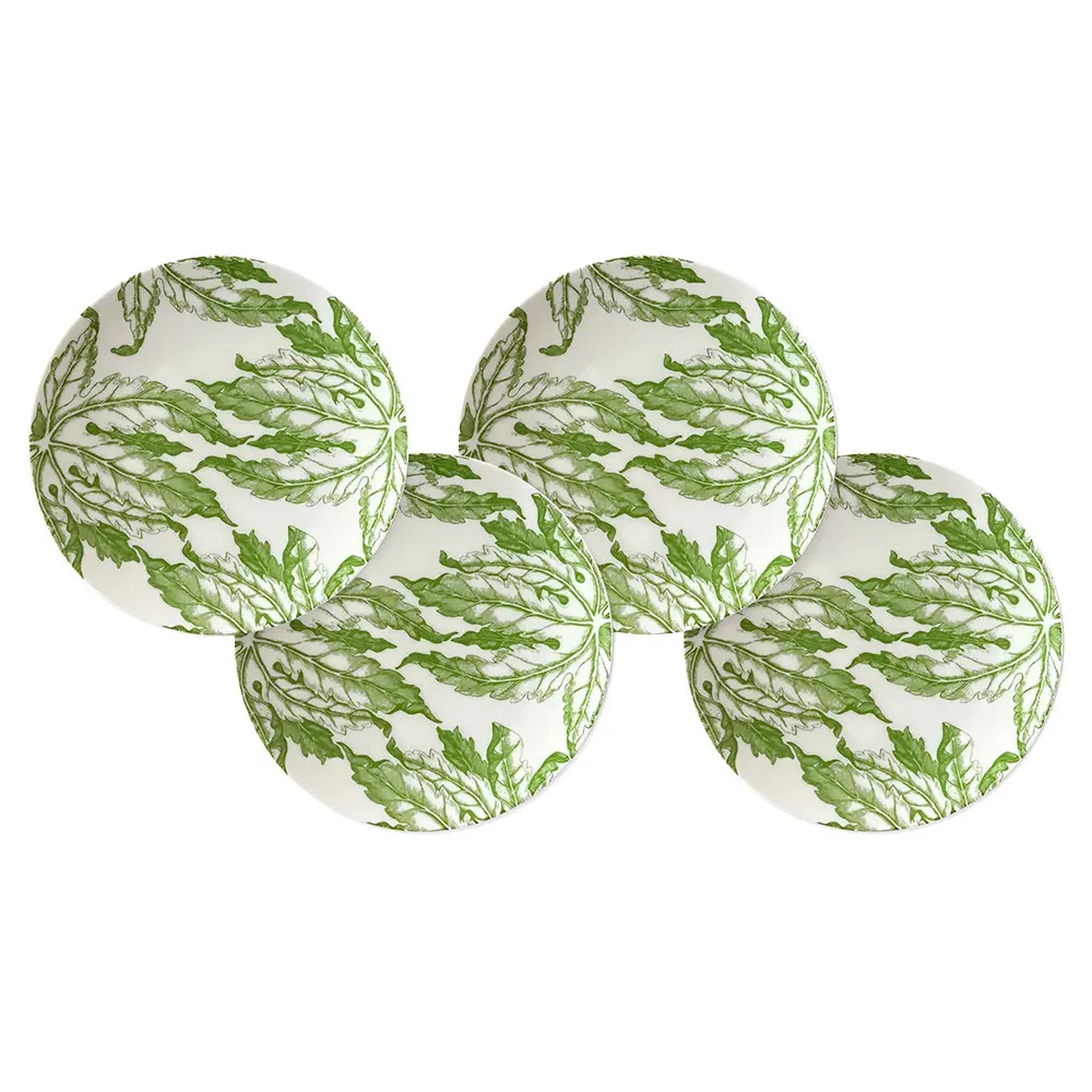 Freya French Canape Plate Set of 4 - White, Porcelain image