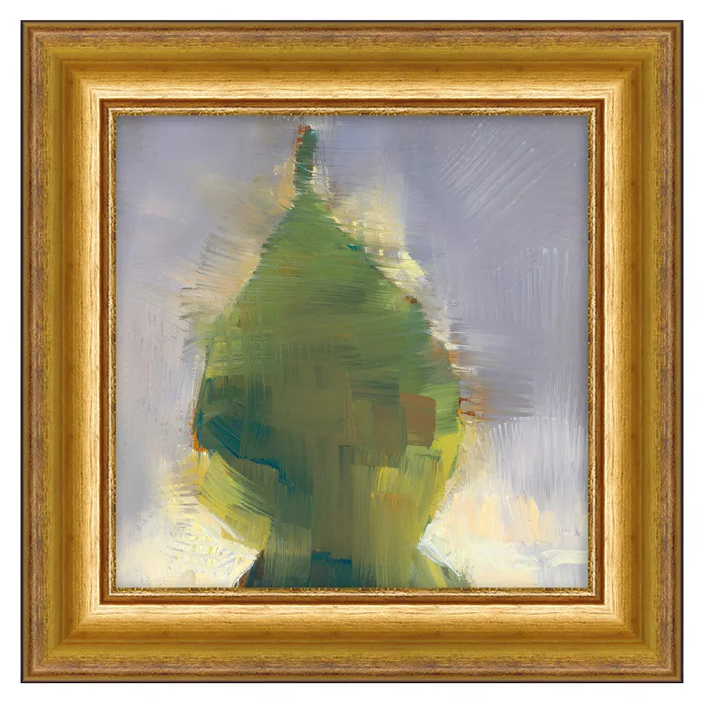 Freya French Green Fruit Gold Frame Painting - Green image